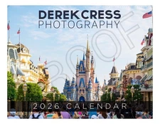  Walt Disney World 2026 Wall Calendar (11" x 8.5")