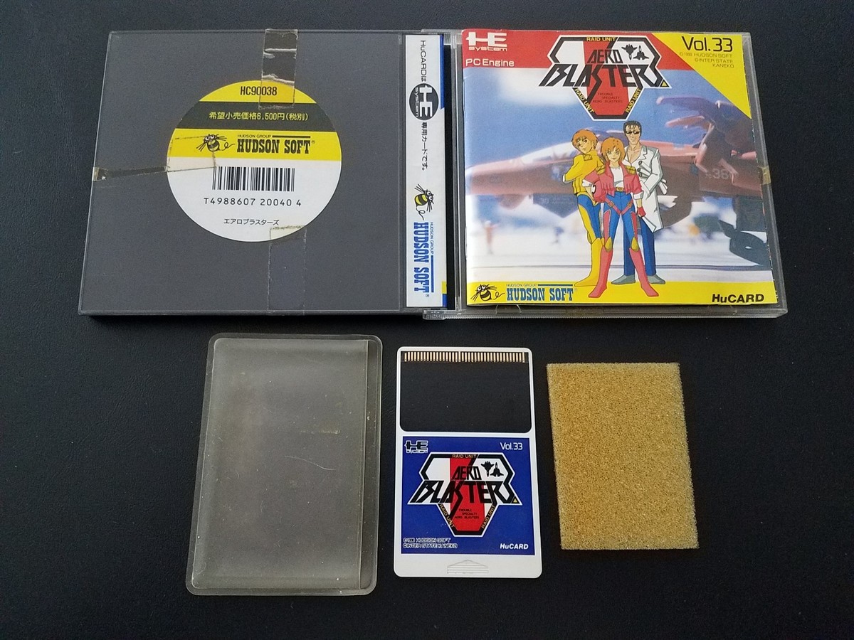 AERO　BLASTERS hucard PC Engine video game Aero Blasters from Japan Import HuCard | eBay