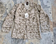USMC Marine Corps Desert MARPAT Digital Camo Blouse Adult Size Medium Long NWT
