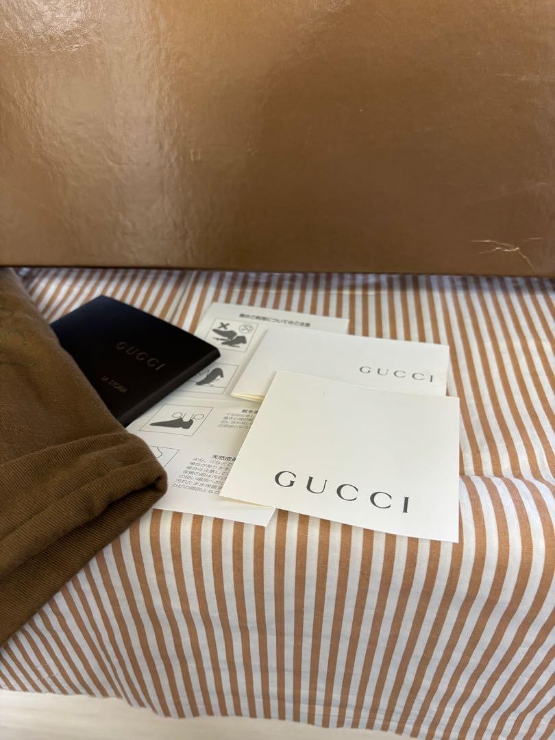 GUCCI Boots Heel Long Leather Black EU35/US5 107375c thumbnail 14