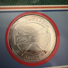 Carl Yastrzemski 1992 Stars Showcase .999 silver baseball coin #000711W/ packet