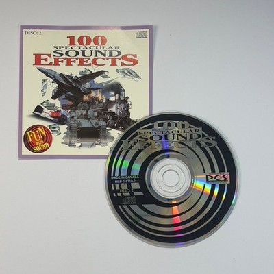 100 Spectacular Sound Effects Disc 2 CD 1994 Fun with Sound Effects Label