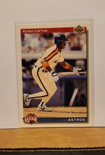 1992 Upper Deck Kenny Lofton #25 Rookie Card RC Houston Astros 