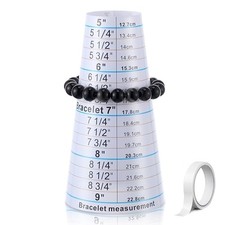 Bracelet Mandrel and Bracelet Sizer Measuring Tool, Adjustable 5-9  Plastic