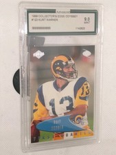 1999 Collector's Edge Odyssey #123 Kurt Warner Rookie Card 9.0