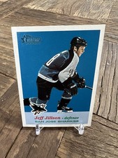 Topps Heritage Jeff Jillson #48 San Jose Sharks Rookie NHL Hockey Card. rookie card picture