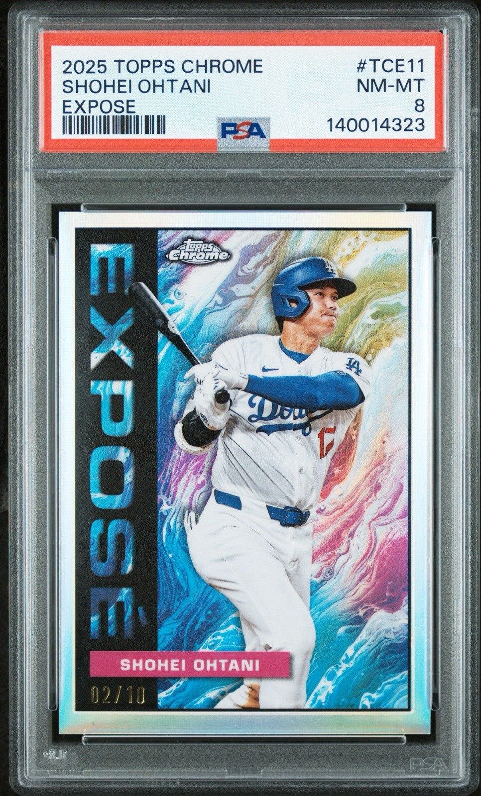 2025 Topps Chrome SHOHEI OHTANI Expose /10 Case Hit SSP Dodgers #TCE11 1:432996