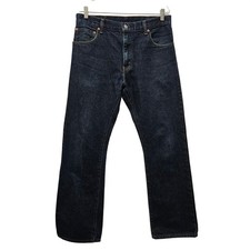 Levi's Jeans Mens 34x32 Blue 517 Boot Cut Dark Wash Indigo Denim Cotton Classic