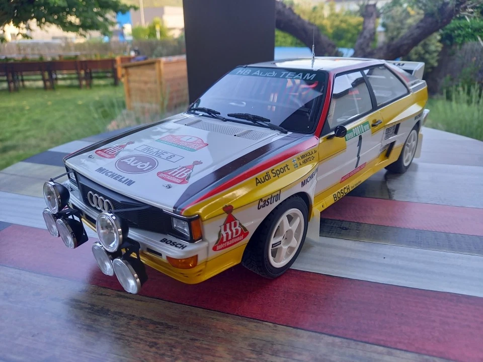 Audi Quattro A2 échelle 1/12 Top Marques Rallye du Portugal 1984 - Photo 1/4