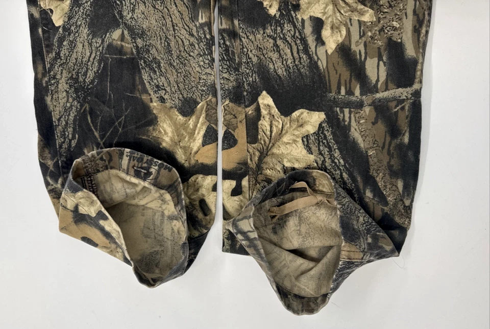 Cabelas Mossy Oak Camo Cargo Pants Youth Boys 20 Break Up Cotton Hunting Outdoor - Image 4 of 4