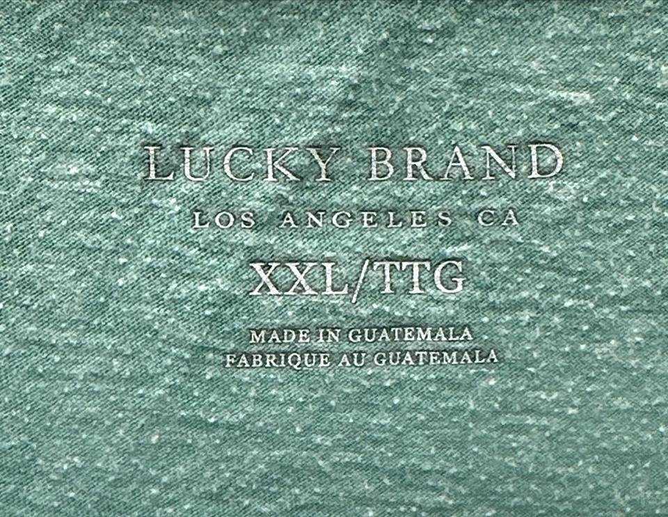 Lucky Brand T-Shirt Womens 2XL Green Mint Short Sleeve Scoop Neck Persian Print - Image 2 of 4