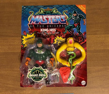 Masters of the Universe Origins King Hiss Deluxe he-man collection HKM80 sealed