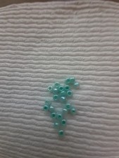 GLASS SEED BEADS BLUE - 5/8 OUNCE PACKAGE - 6/0 SEED/EBEADS