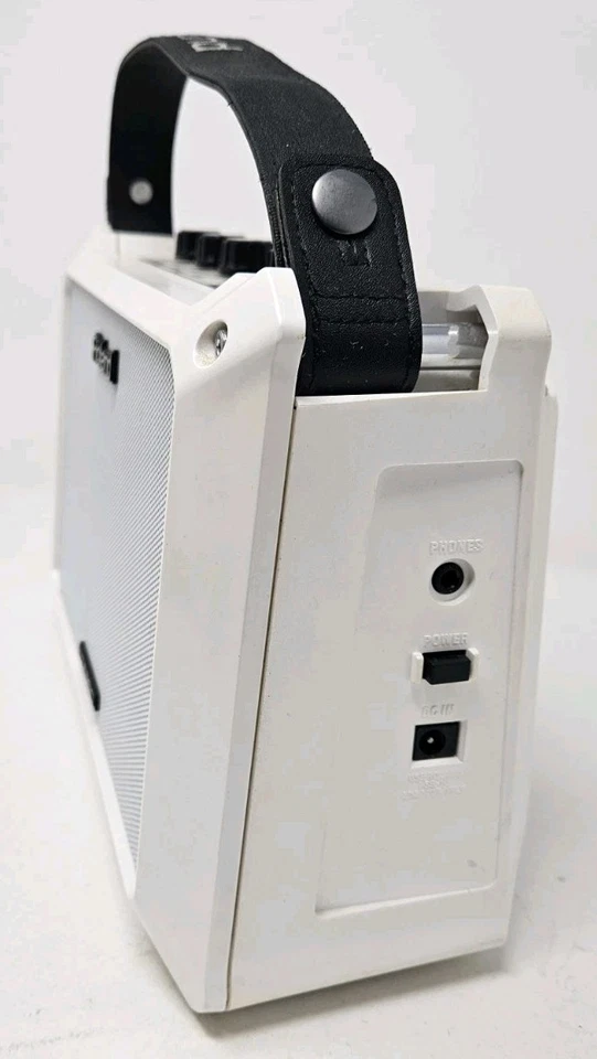 Roland Mobile BA Battery Power Portable Stereo Speaker White Tested WORKS  - Image 3 of 4