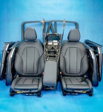 BMW X3 G01 LCI Sitze Sofa Leder schwarz Bel�ftung Rolll�den 16 km Original