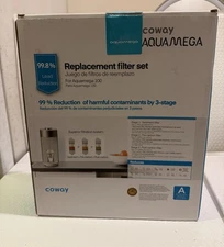 Coway Aquamega Replacement Filters A-1, A-2, A- 3 2024 Sediment Pre Post Carbon,