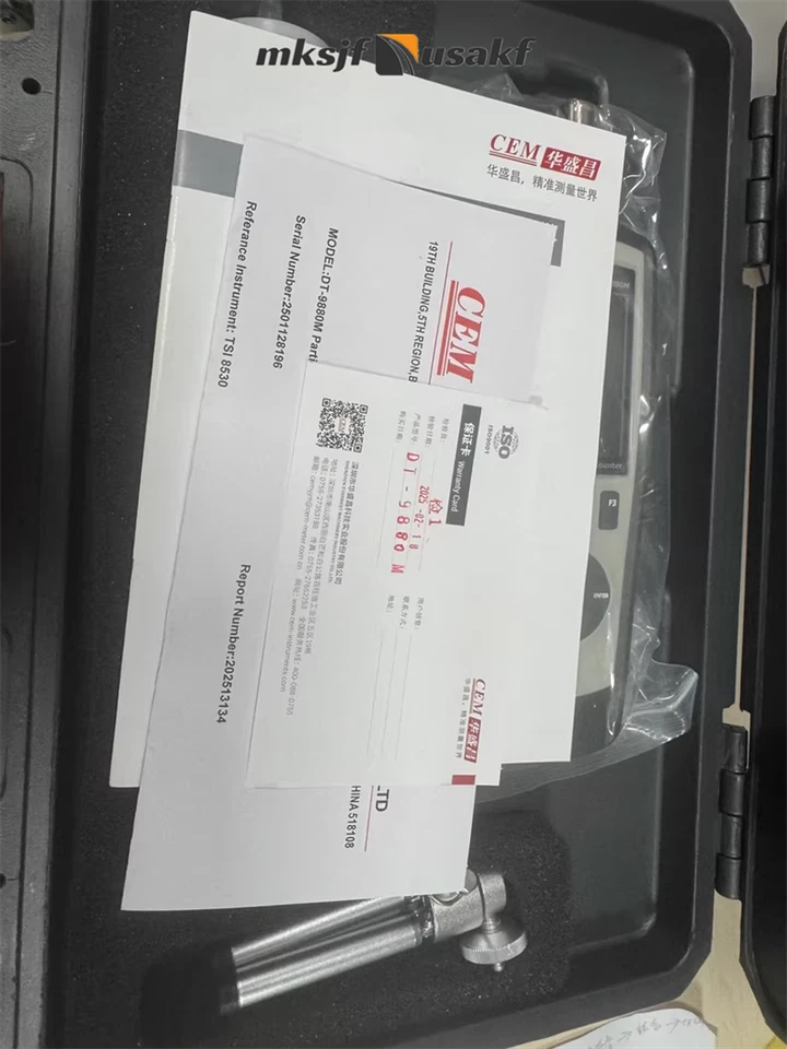 New CEM DT-9880 6 Channel Particle Counter with Camera -20.0ºC to 500.0º 4 in 1 - Image 2 of 4