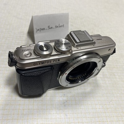 Olympus Pen Lite E-PL7 Silver Mirrorless Digital Camera Body MFT Micro 16.05MP