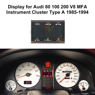 Display für Audi 80 100 200 V8 MFA Kombiinstrument Typ A - Bild 1 von 4