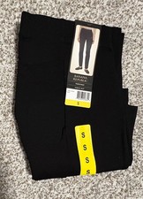 BANANA REPUBLIC Women Ponte Ankle Pant SMALL BLACK, BRAND-NEW NWT
