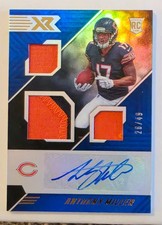 2018 Panini XR Anthony Miller RPA RC Patch Auto #d/49 BEARS