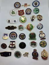 Collection of 30 Enamel Bowling Club & Related Badges