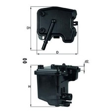 Kraftstofffilter für Peugeot 1007 KM 206 2A/C CC 2D SW 2E/K 207 WA WD | 2460432