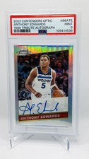 2023-24 Panini Contenders Optic Anthony Edwards 1986 Autografi Omaggio (AU)