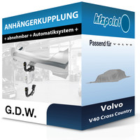 für Volvo V40 Cross Country 10.2012-08.2019 G.D.W. AnhäNgerkupplung Abnehmbar FP