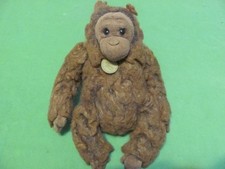 Miyoni by Aurora Brown Orangutan/Monkey Plush Stuffed Animal. 12"