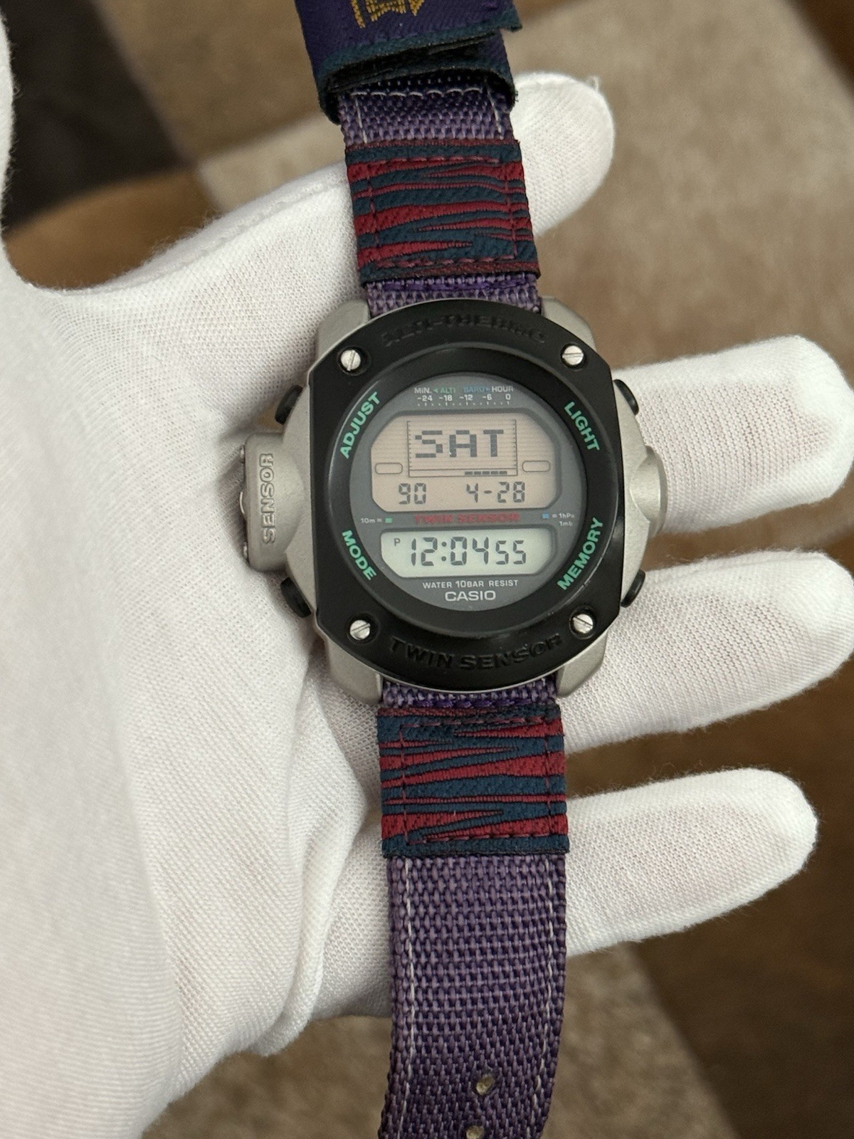 Rare Vintage Casio Pro Trek DPX-400 Alti-Thermo Digital Sports Watch JDM 1990s