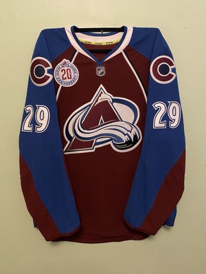 Nathan MacKinnon Authentic Colorado Avalanche Jersey Reebok 56 | eBay
