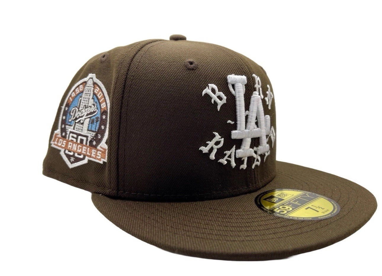 BORN X RAISED DODGERS HAT 7 1 8