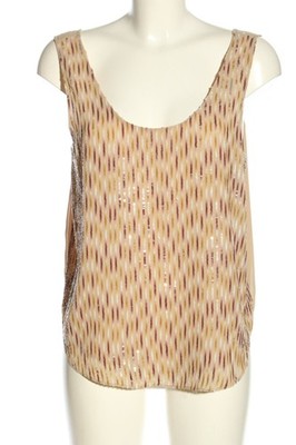 SWEET RAIN ärmellose Bluse Damen Bluse Gr. DE 38 wollweiß Casual-Look