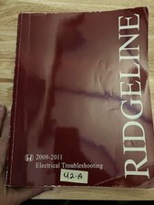 OEM HONDA 2009 2010 2011 RIDGELINE ELECTRICAL TROUBLESHOOTING MANUAL SERVICE