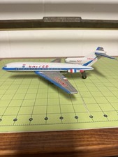 Vintage Metal Boeing 727 United Airplane Made In Japan- N7002U