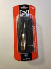 Hosa XVM-115F Microphone Cable XLR3F to Right-angle 3.5 mm TRS 15 ft