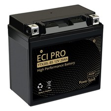USED- ECI PRO 12V 20Ah YTX20L-BS, YTX20HL-BS,...
