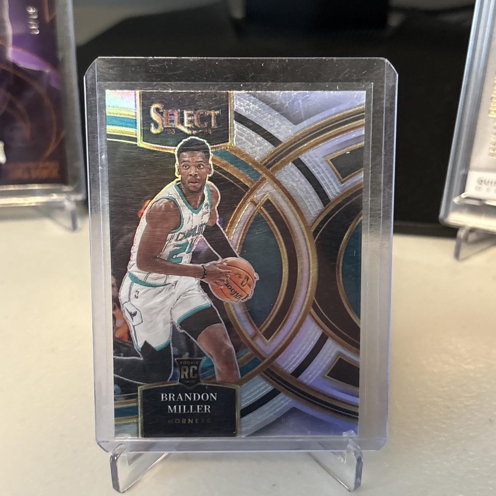 2023-24 Panini Select - Premier Level Brandon Miller #130 Silver Prizm (RC)