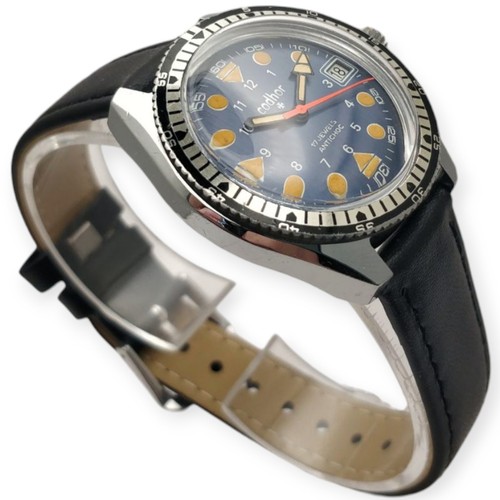 Codhor 34mm 1970s Calibre mécanique FE 140 LEBROCANTHEURE MONTRE VINTAGE WATCH - Photo 3 sur 5