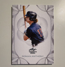 Leaf Trinity 2024 Roman Anthony Boston Red Sox #81 Baseball Card