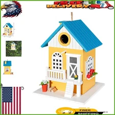 Vibrant Garden Bird Feeder House for Hummingbirds and Cardinals - Outdoor Decor