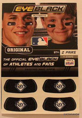 New Tampa Bay Rays Team Eye Black Stickers Major League Baseball MLB ...