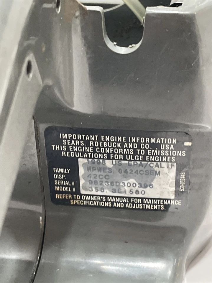 Motosserra Craftsman 358351580 chassi principal 530047679 530069803 - Imagem 4 de 4