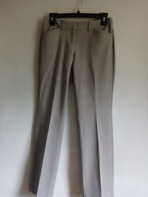 Women's Express Grey Editor Barely Boot Liw Rise Straight Through The Hip...