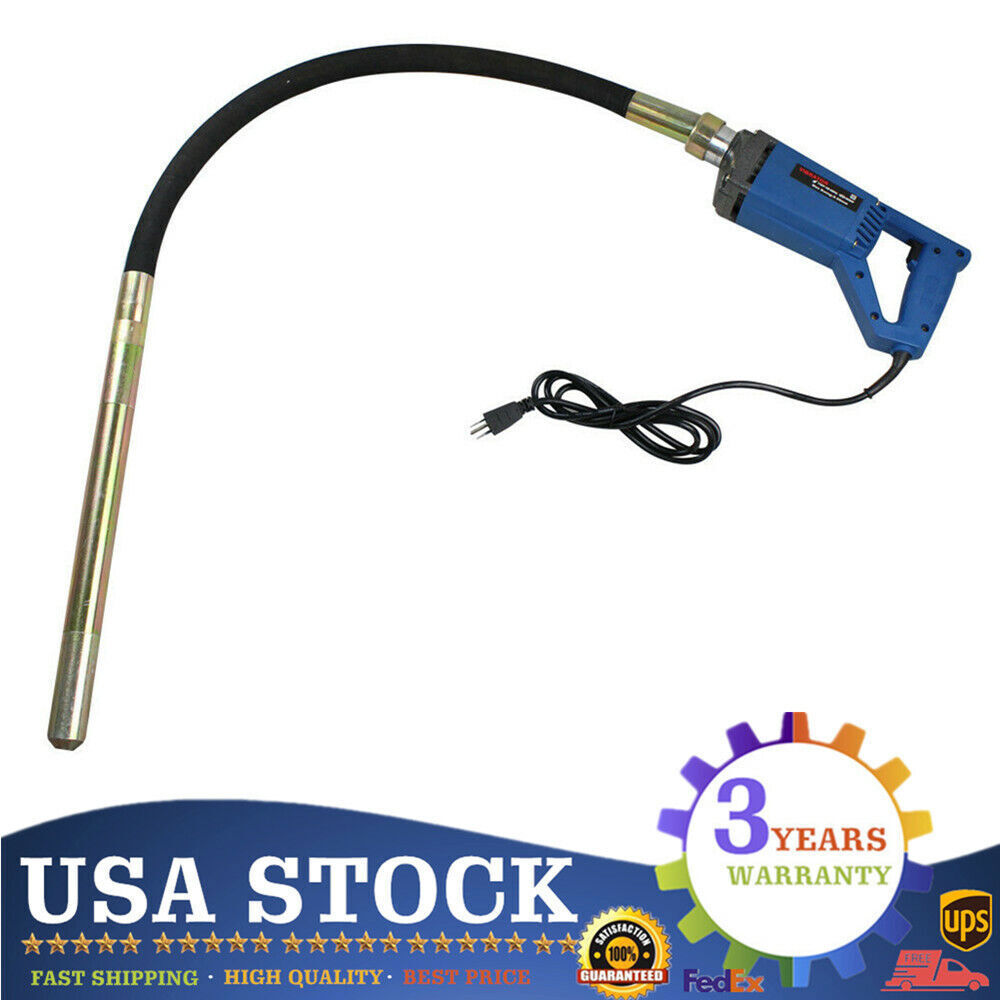 Electric Hand Held Concrete Vibrator Air Bubble Remover 800W
