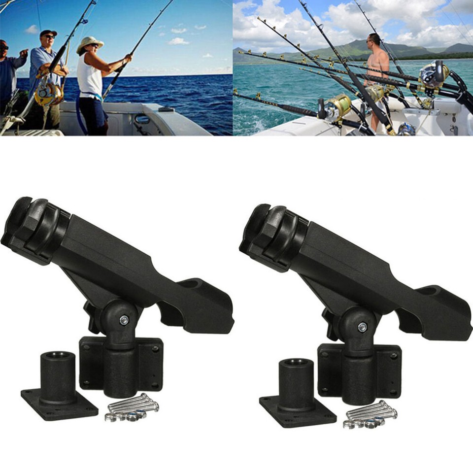 4 PCS Kayak Fishing Rod Holder Fishing Pole Bracket Boat Fishing Pole
