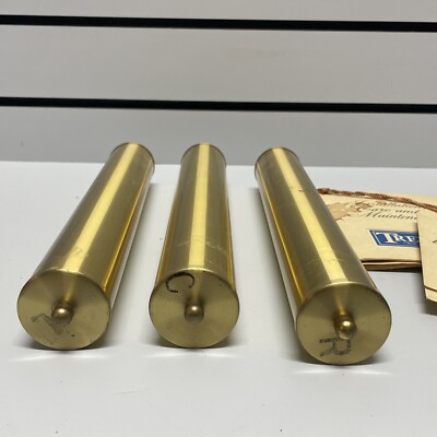 Grandmother or Grandfather Clock Weights 10” Set of Three w Papers
