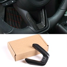 ABS Carbon Fiber teering heel Cover Trim Kit For Mazda For Mazda 3 CX5 2017-2022
