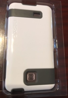LG ESCAPE FAXION FLEXIBLE HARD SHELL COVER -WHITE